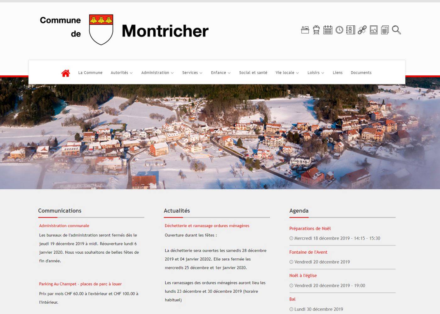 Montricher ♦ Site communal