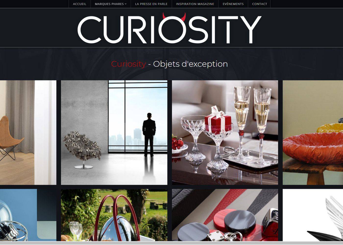 Curiosity ♦ Objets d'exception